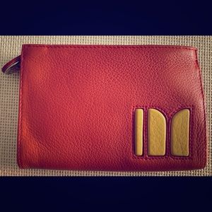 Orange Leather Cole Haan Wallet